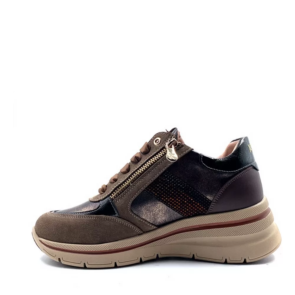 Γυναικεία Sneakers Δερμάτινα K 11264 10114  Μπρονζε Καφέ